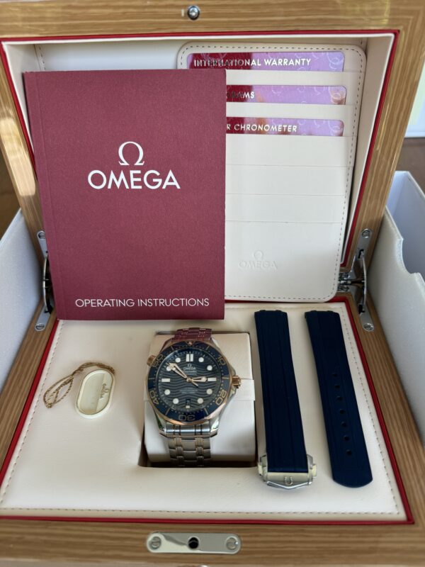 Omega Seamaster Diver 300M (stal / różowe złoto 18K) - obrazek 5