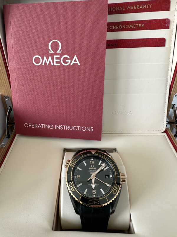 Omega Seamaster Planet Ocean Deep Black (ceramika / złoto 18K) - obrazek 5