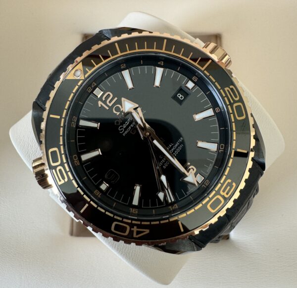 Omega Seamaster Planet Ocean Deep Black (ceramika / złoto 18K)