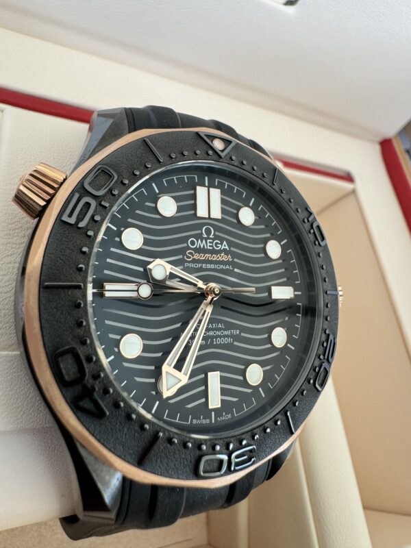 Omega Seamaster Diver 300M (ceramika / złoto 18K) - Image 3