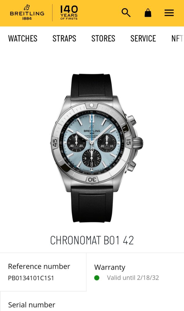 Breitling Chronomat B01 Chronograph (stal / platyna) - obrazek 7