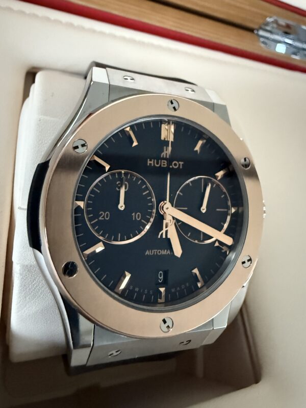 Hublot Classic Fusion Chronograh Tytan / Różowe Złoto 18K 45mm - obrazek 4