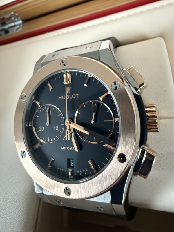 Hublot Classic Fusion Chronograh (tytan / różowe złoto 18K) - Image 3