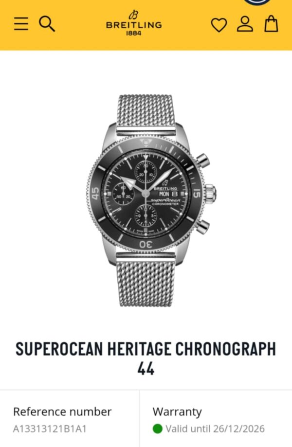 Zegarek Breitling Superocean Heritage Chronograph (A13313121B1A1)