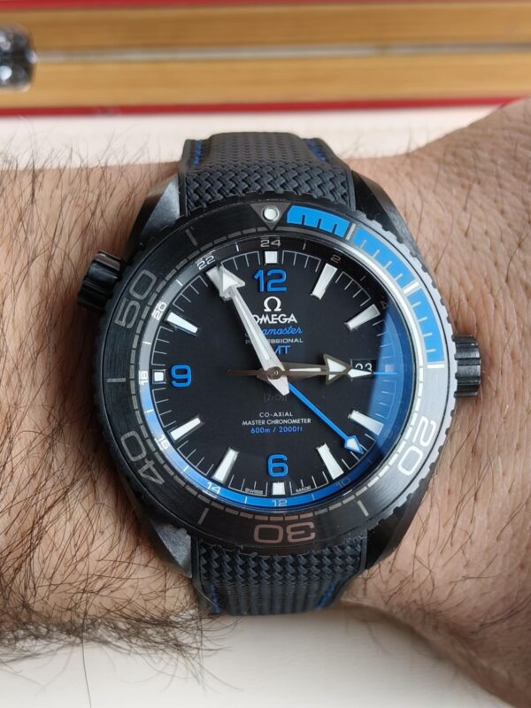 Omega Seamaster Planet Ocean Deep Black - obrazek 5