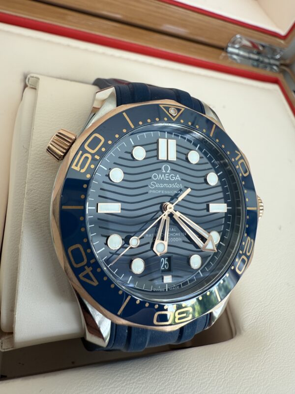Omega Seamaster Diver 300M (stal / różowe złoto 18K) - obrazek 4