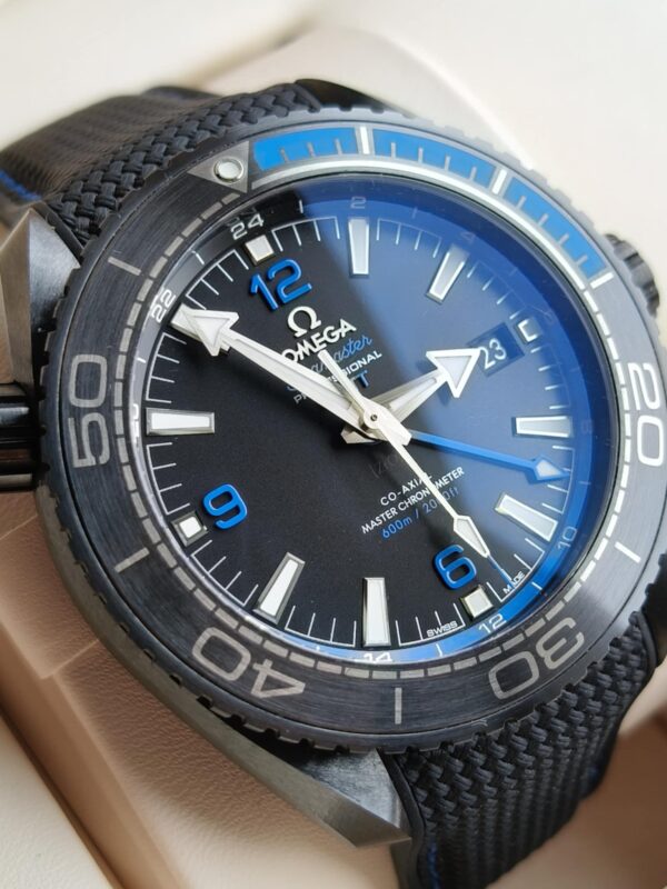 Omega Seamaster Planet Ocean Deep Black - obrazek 4
