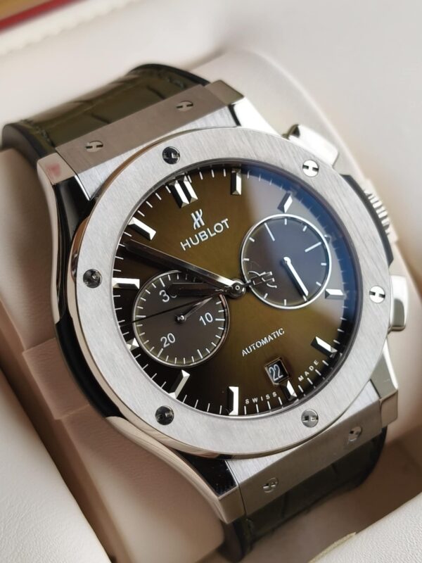 Hublot Classic Fusion Chronograph Titanium Green - obrazek 4