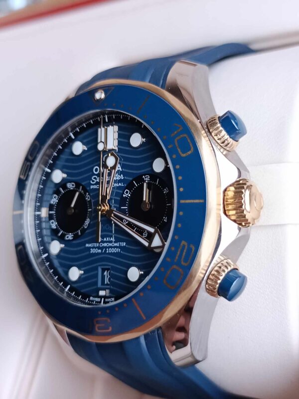 Omega Seamaster 300M Chronograph (stal / żółte złoto 18K) - obrazek 5