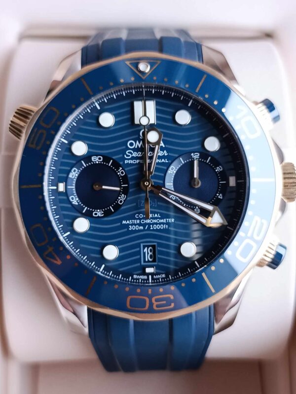 Omega Seamaster 300M Chronograph (stal / żółte złoto 18K) - obrazek 2