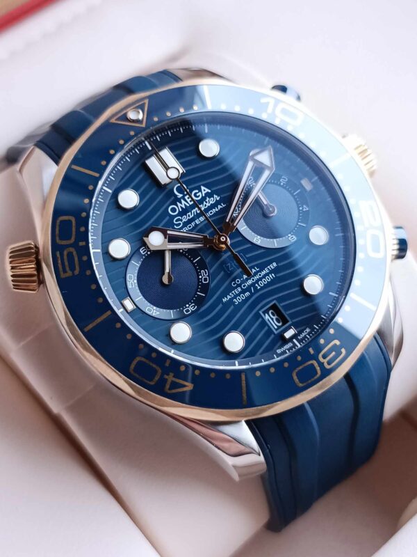 Omega Seamaster 300M Chronograph (stal / żółte złoto 18K) - obrazek 3