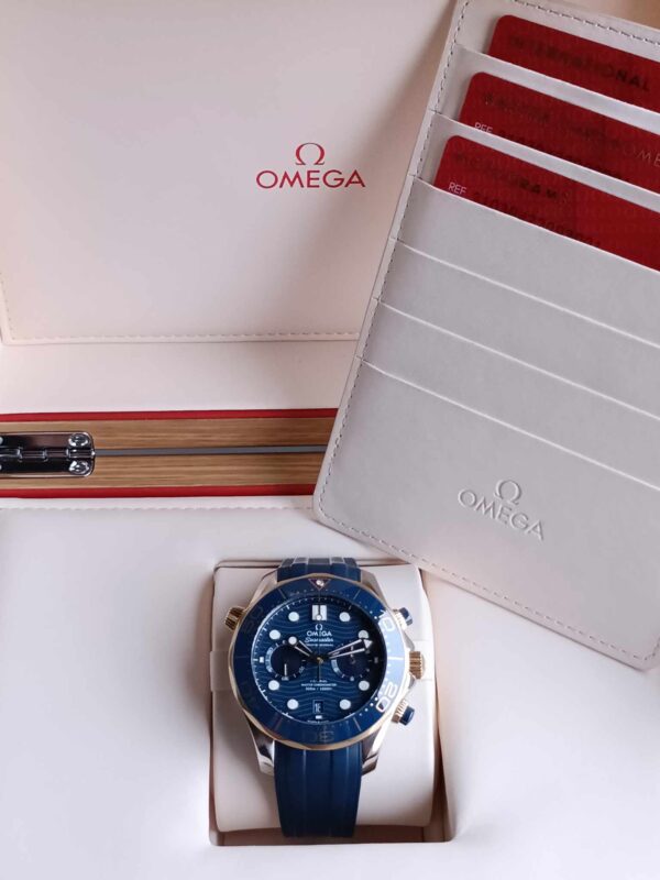 Omega Seamaster 300M Chronograph (stal / żółte złoto 18K) - obrazek 8