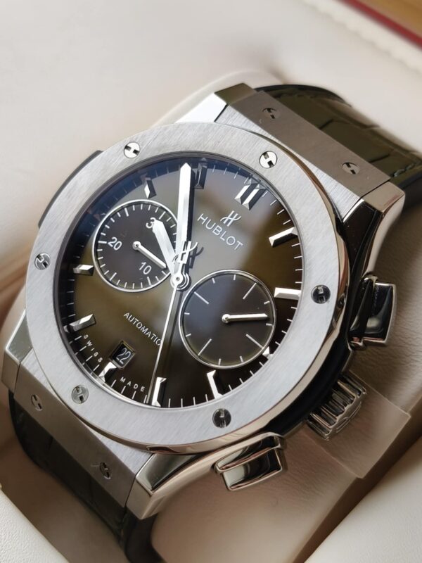 Hublot Classic Fusion Chronograph Titanium Green - obrazek 3