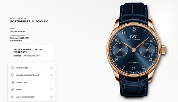 IWC Schaffhausen Portugieser 7 Days Boutique Edition - obrazek 8