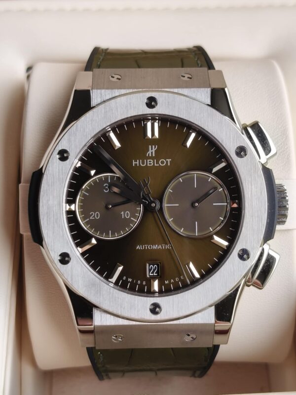 Hublot Classic Fusion Chronograph Titanium Green - obrazek 2