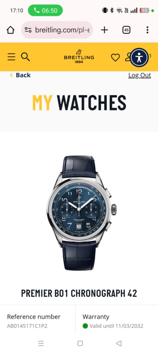 Breitling Premier B01 Chronograph - obrazek 8