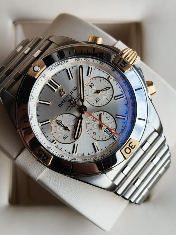 Breitling Chronomat B01 42 (stal / różowe złoto 18K)