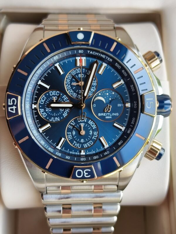 Breitling Super Chronomat Four-Year Calendar (stal / różowe złoto 18K) - obrazek 2