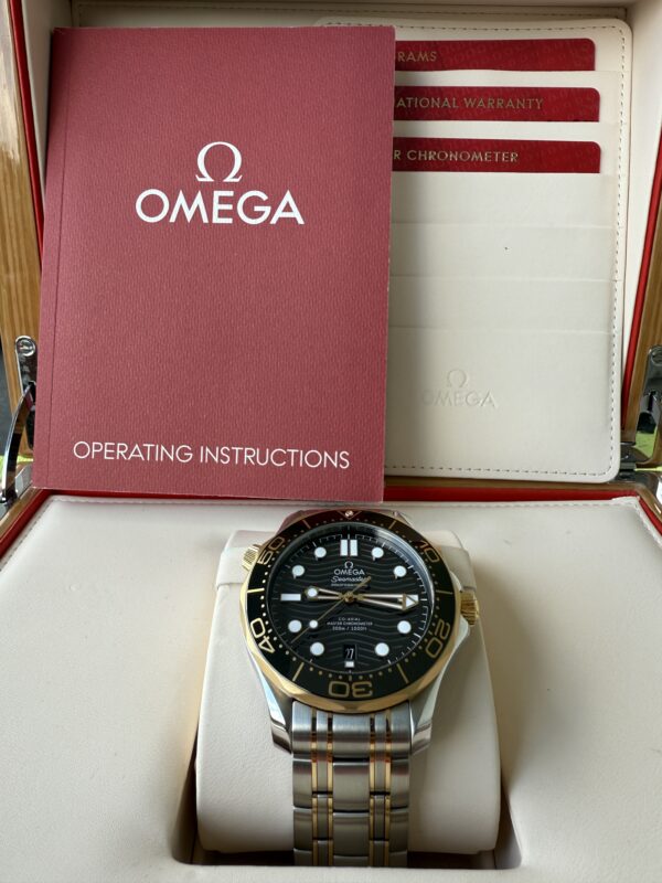 Omega Seamaster Diver 300M (stal / żółte złoto 18K) - obrazek 6