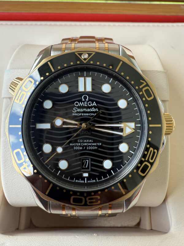 Omega Seamaster Diver 300M (stal / żółte złoto 18K) - obrazek 2