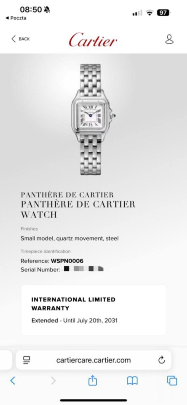 Cartier Panthere Small - obrazek 7