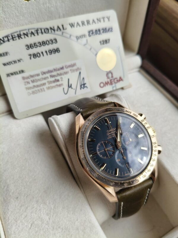 Omega Speedmaster Broad Arrow Rose Gold - Image 7