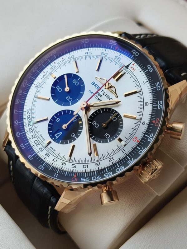 Breitling Navitimer B01 Chronograph Różowe Złoto 18K - obrazek 3
