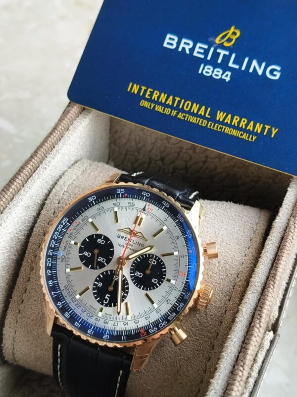 Breitling Navitimer B01 Chronograph Różowe Złoto 18K - obrazek 7