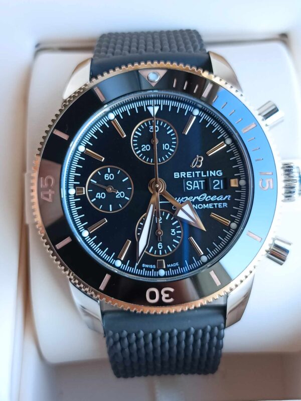 Breitling Superocean Heritage Chronograph (stal / różowe złoto 18K) - Image 2