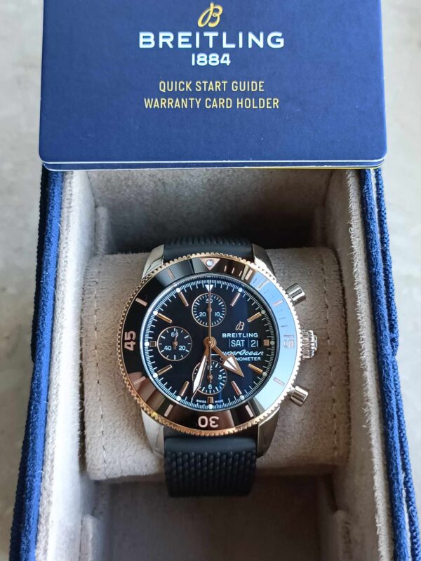 Breitling Superocean Heritage Chronograph (stal / różowe złoto 18K) - Image 7