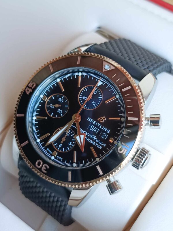 Breitling Superocean Heritage Chronograph (stal / różowe złoto 18K) - Image 3