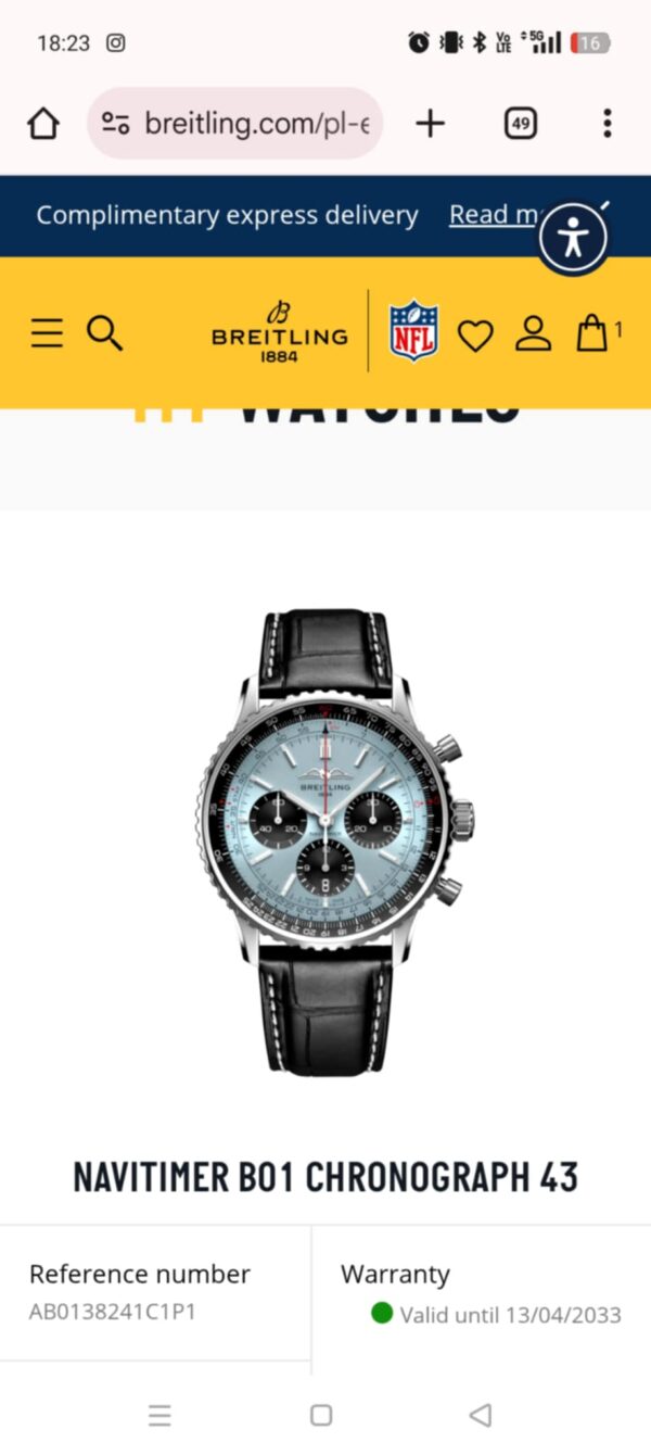 Breitling Navitimer B01 Chronograph - Image 9