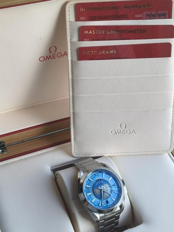 Omega Seamaster Aqua Terra Worldtimer Summer Blue - Image 7