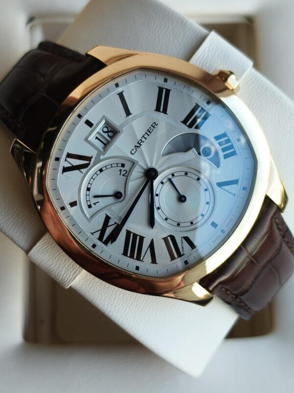 Cartier Drive de Cartier Large Date Retrograde Second Time Zone Day/Night