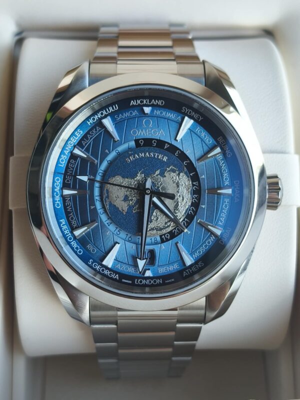 Omega Seamaster Aqua Terra Worldtimer Summer Blue - Image 2