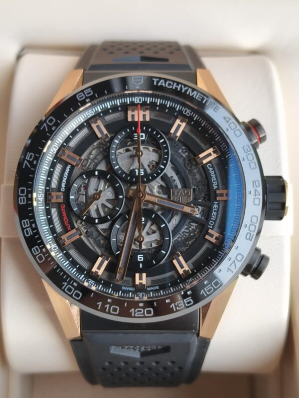 Tag Heuer Carrera 01 (tytan / różowe złoto 18K) - Image 2