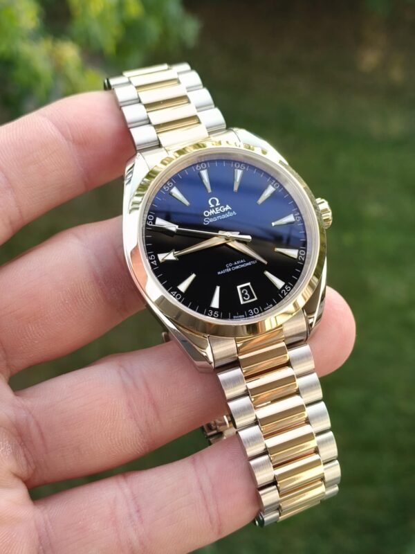 Omega Seamaster Aqua Terra Moonshine Gold (stal / żółte złoto 18K) - Image 6