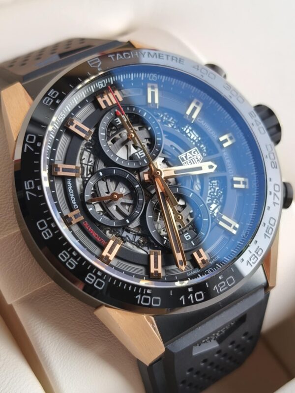 Tag Heuer Carrera 01 (tytan / różowe złoto 18K) - Image 4