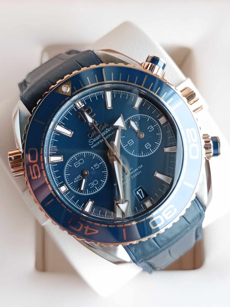 Omega Seamaster Planet Ocean Chronograph (stal / różowe złoto 18K)