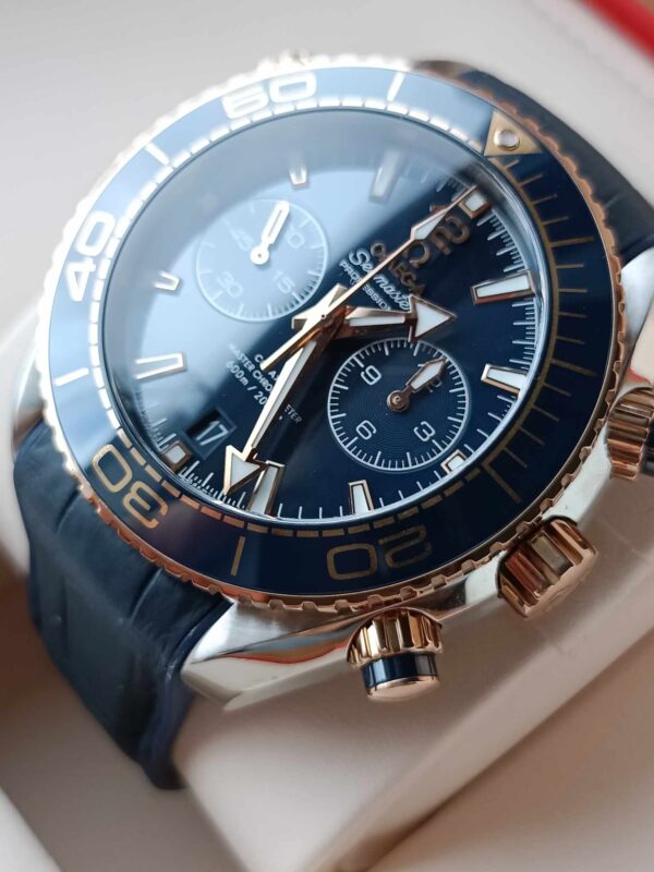 Omega Seamaster Planet Ocean Chronograph (stal / różowe złoto 18K) - Image 3