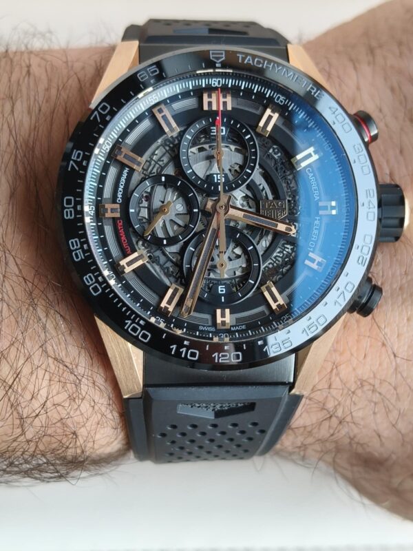 Tag Heuer Carrera 01 (tytan / różowe złoto 18K) - Image 5