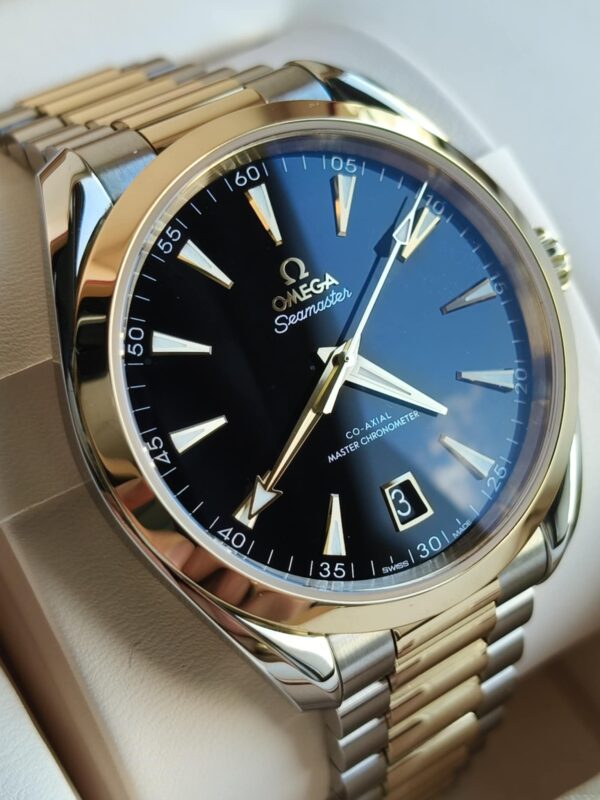 Omega Seamaster Aqua Terra Moonshine Gold (stal / żółte złoto 18K) - Image 4