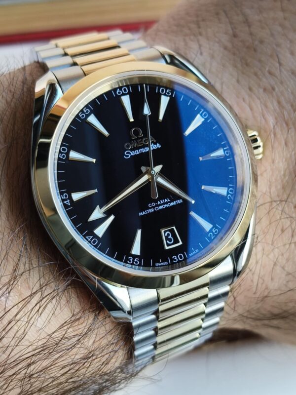 Omega Seamaster Aqua Terra Moonshine Gold (stal / żółte złoto 18K) - Image 5